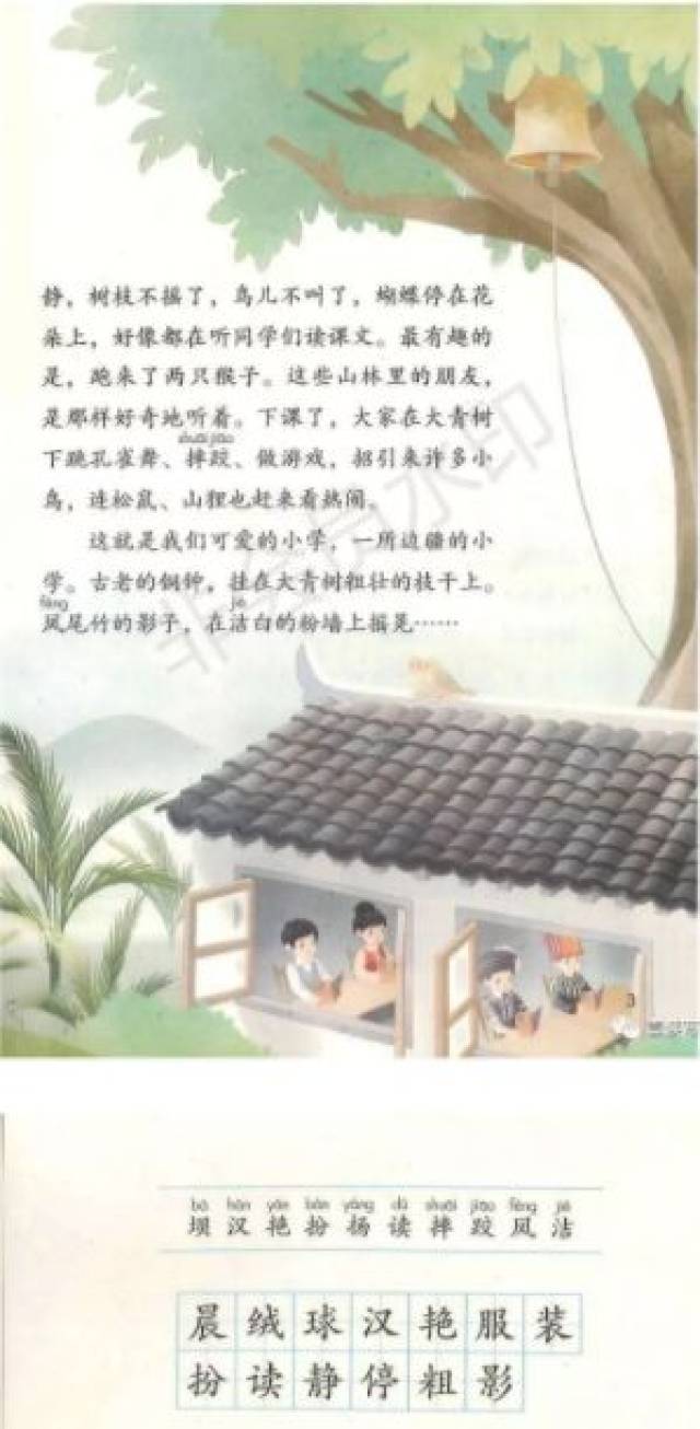 第一课 《大青树下的小学》 三年级语文 上册 《大青树下的小学》