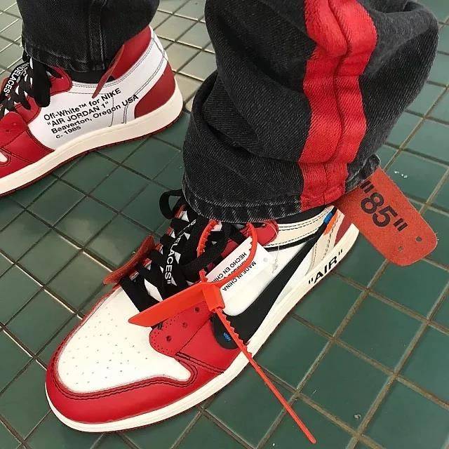 【直击】off white x aj1 芝加哥红 假货与正品的区别有多大