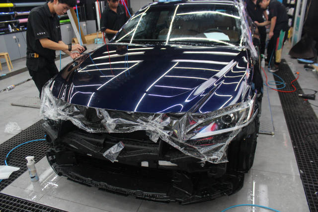 长沙隐形车衣 雷卡萨斯全车漆面贴膜 美国艾利保护透明膜