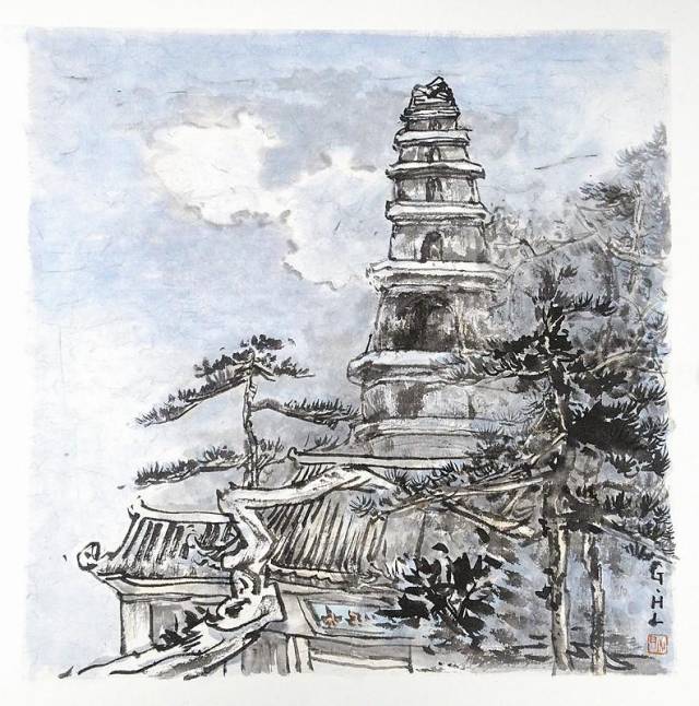 致力追求中国画的笔墨,诗意,哲理之美—记实力派