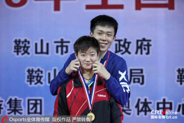 全国乒乓球锦标赛:王楚钦/孙颖莎加冕混双冠军