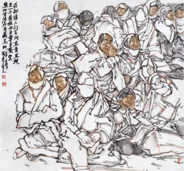兰州美术馆推出的画家融合了当代作品的审美情趣与生活经验,用独特的学生装情趣美女图片图片