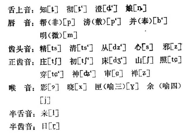 唐末沙门(和尚)守温创制的36字母,就是古代汉语的38个声母.