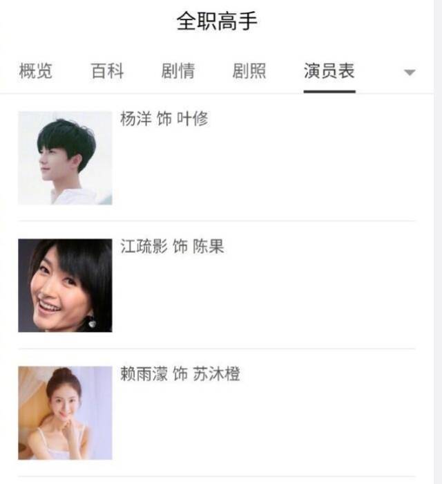 德云色笑笑晒全职高手演员表画风抢镜男主杨洋