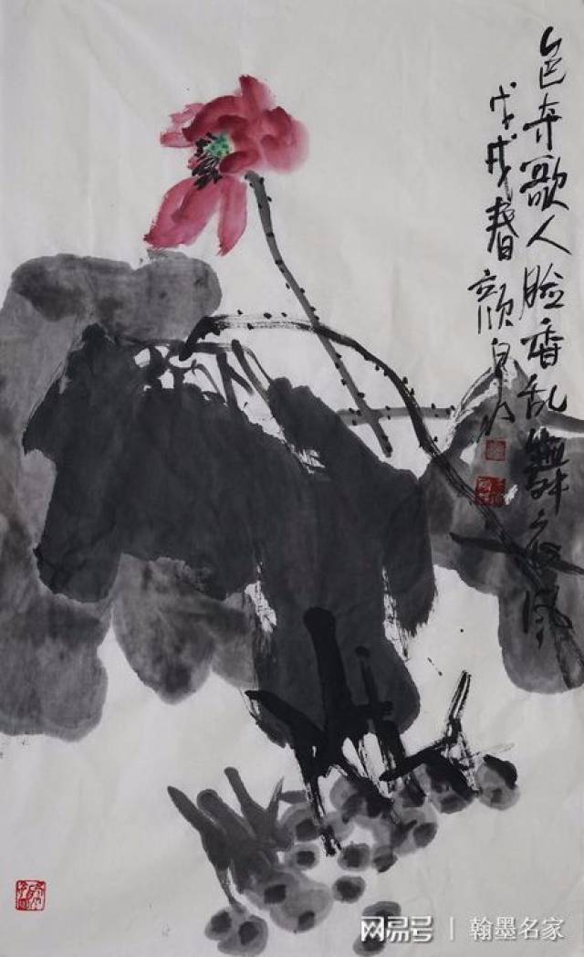 著名画家颜泉 花鸟画艺术作品赏析