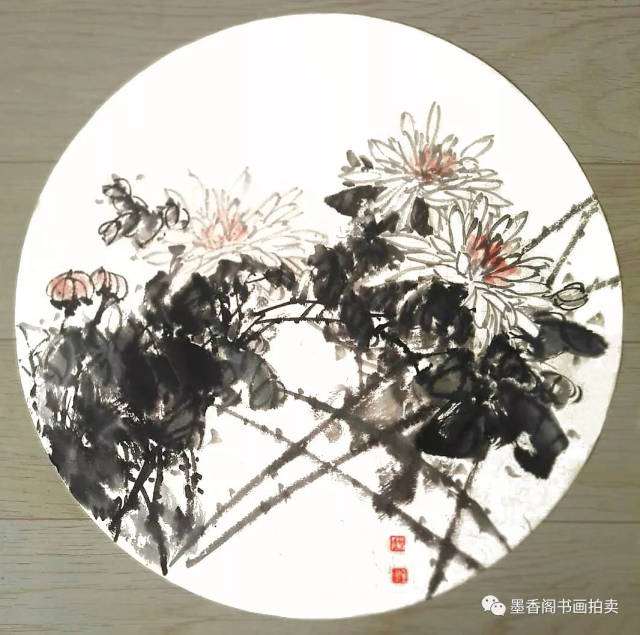 售价: 《梅兰竹菊》团扇四幅 260元