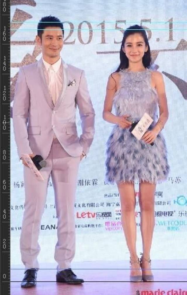 baby和黄晓明作为身高成迷夫妻档,baby的身高也是忽高忽低.
