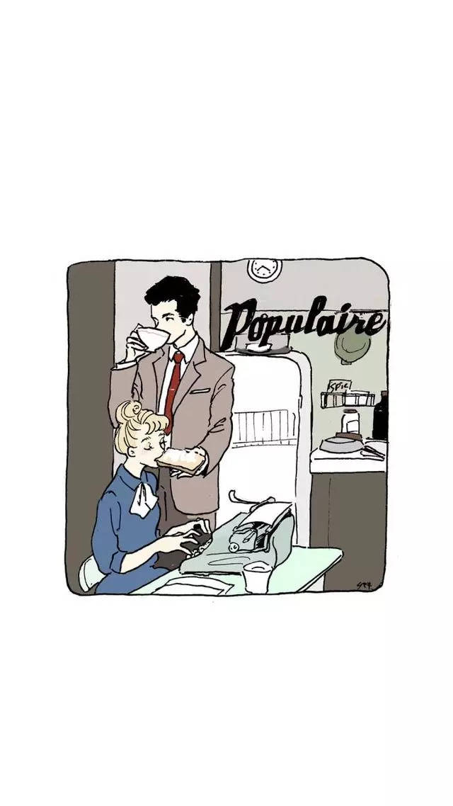 手机竖屏动漫插画小清新壁纸|插画师:chaki