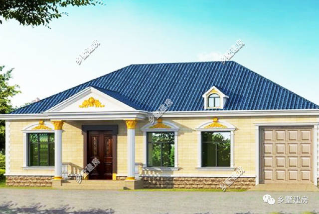 农村10万就能建的一层小别墅,美观又经济,养老房的最佳选择!