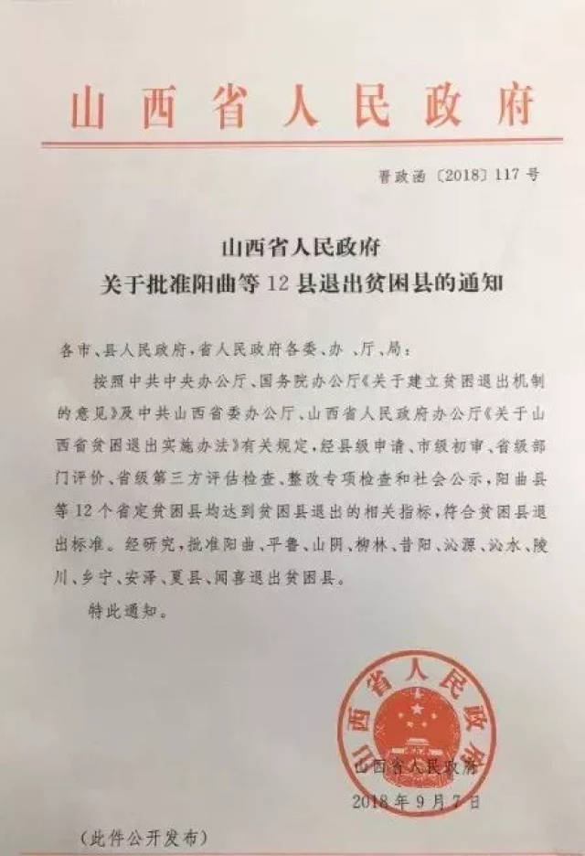 省政府批准,乡宁,安泽退出贫困县!