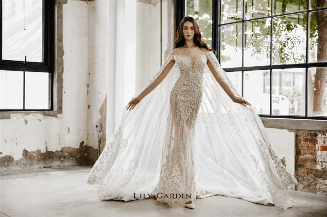 还记得lilygarden为明星陈紫函大婚定制的婚纱吗?