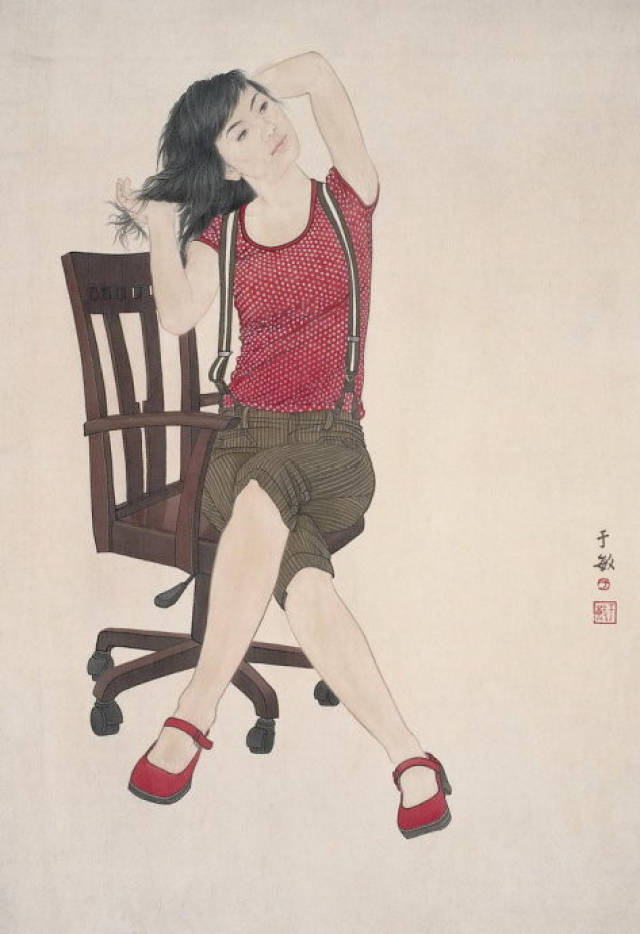 中国画家于敏工笔人物画欣赏