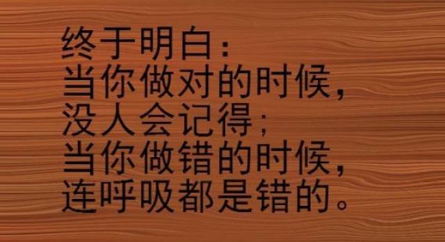 经典语录:对对与错错.你做的对,没人会记得,你做错了,连呼吸都是错的