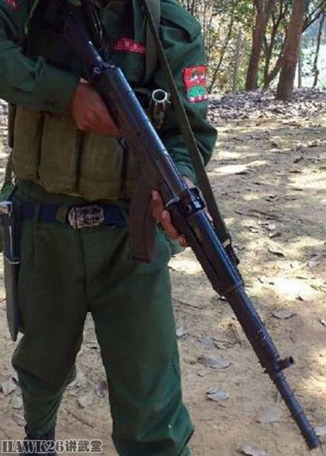 美国专家缅甸佤邦818步枪与中国81式有哪些区别