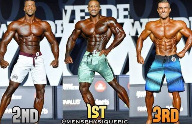 2018年奥赛健体冠军杰瑞米未能蝉联,挤出前三名,安斯利获得冠军