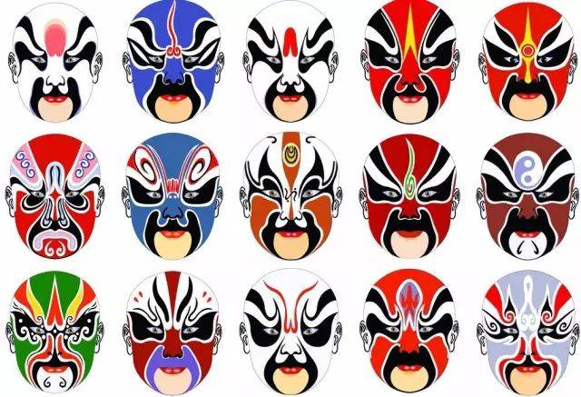 3,根据脸谱左右对称的特点,为自己设计制作京剧脸谱.