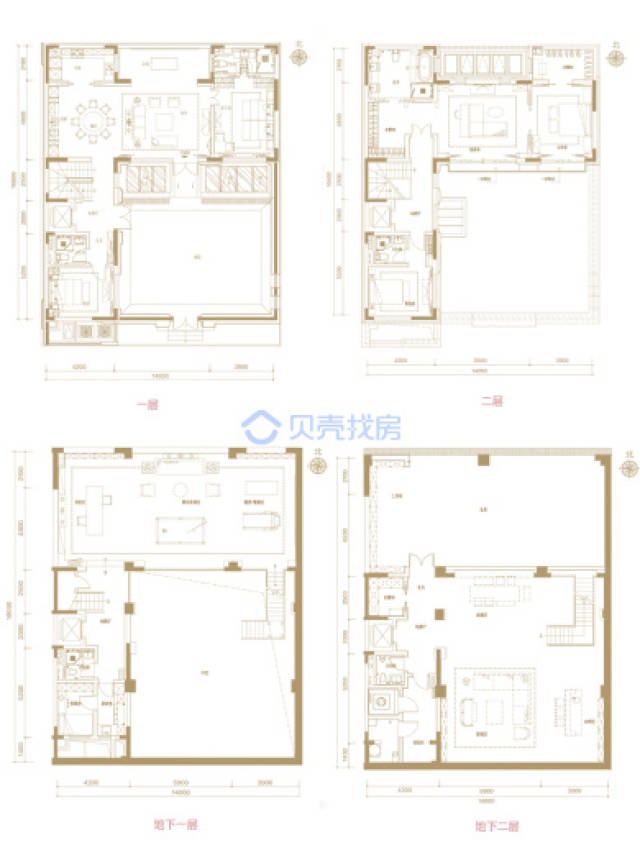 北京万科观承别墅 万科观承别墅户型图-意大利之家