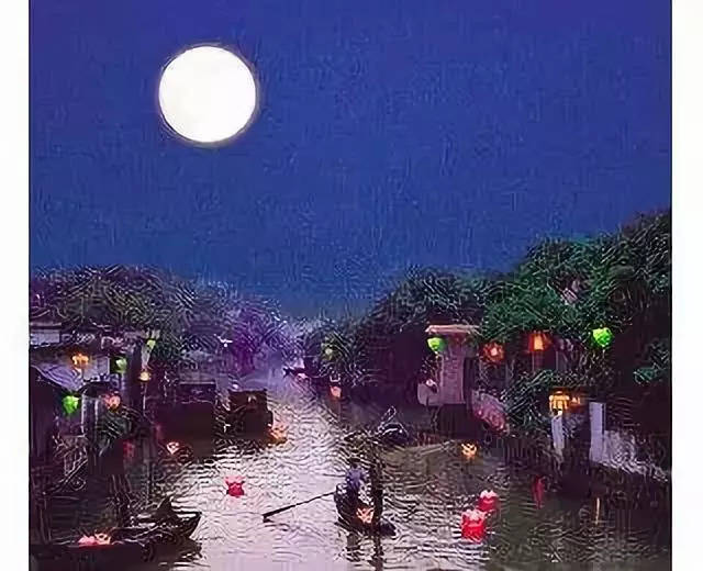 花好月圆中秋夜,邀你来月光中庭院里,我们读诗