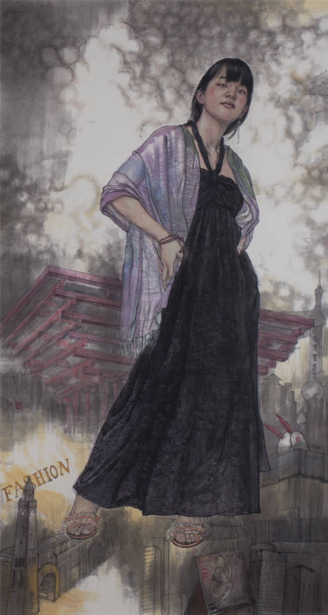 中国青年女画家祝华婧国画作品欣赏