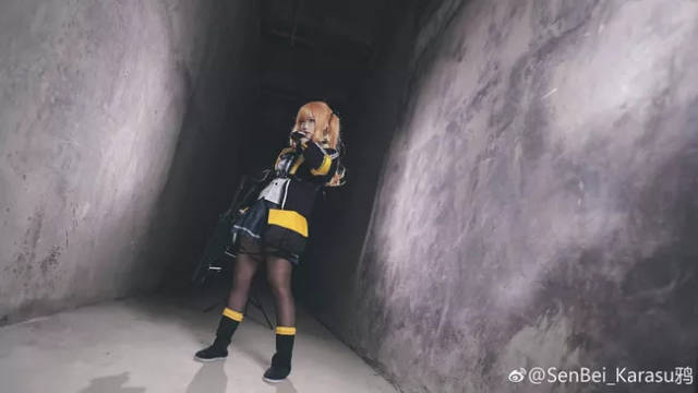 cosplay:少女前线 双马尾 枪械少女