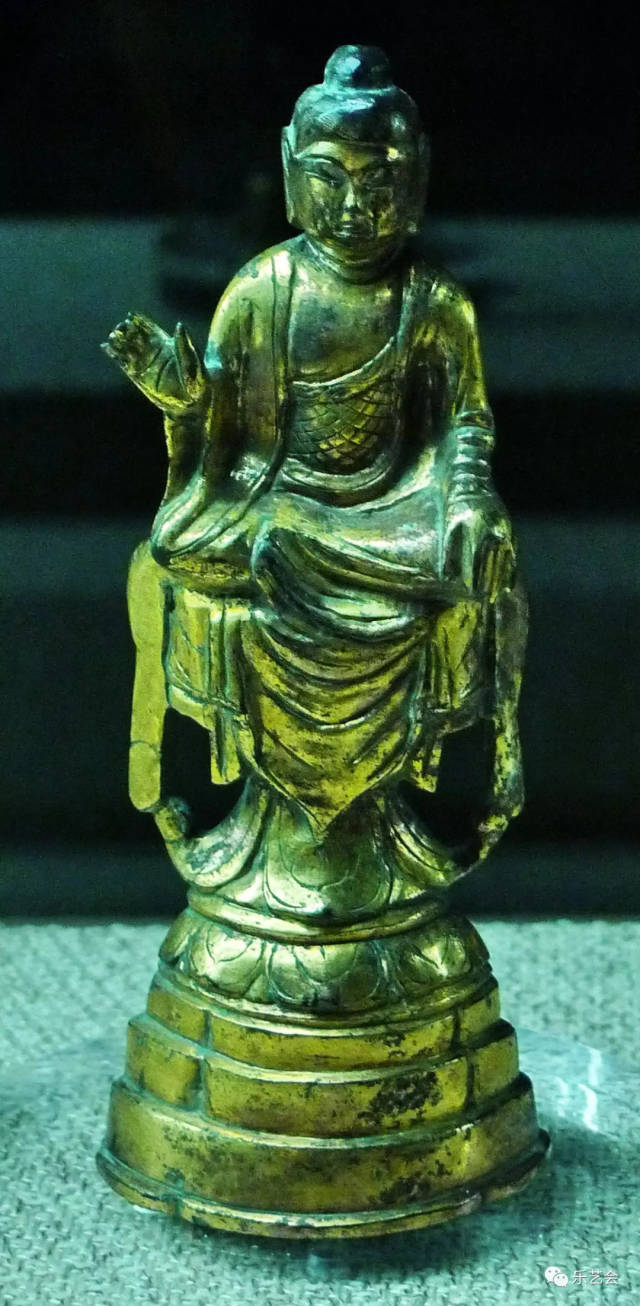 细赏西安博物院隋董钦造阿弥陀佛等金铜佛像