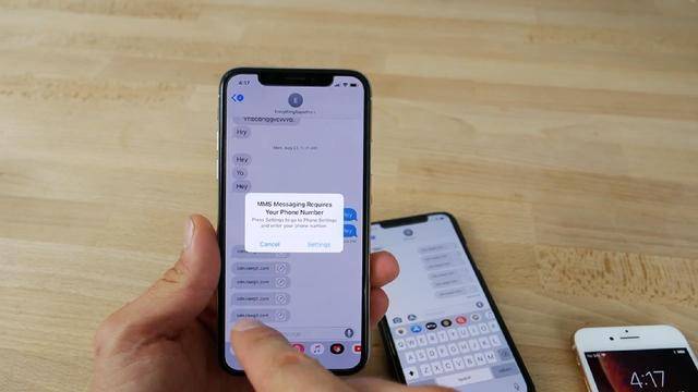 iphonex副卡发短信