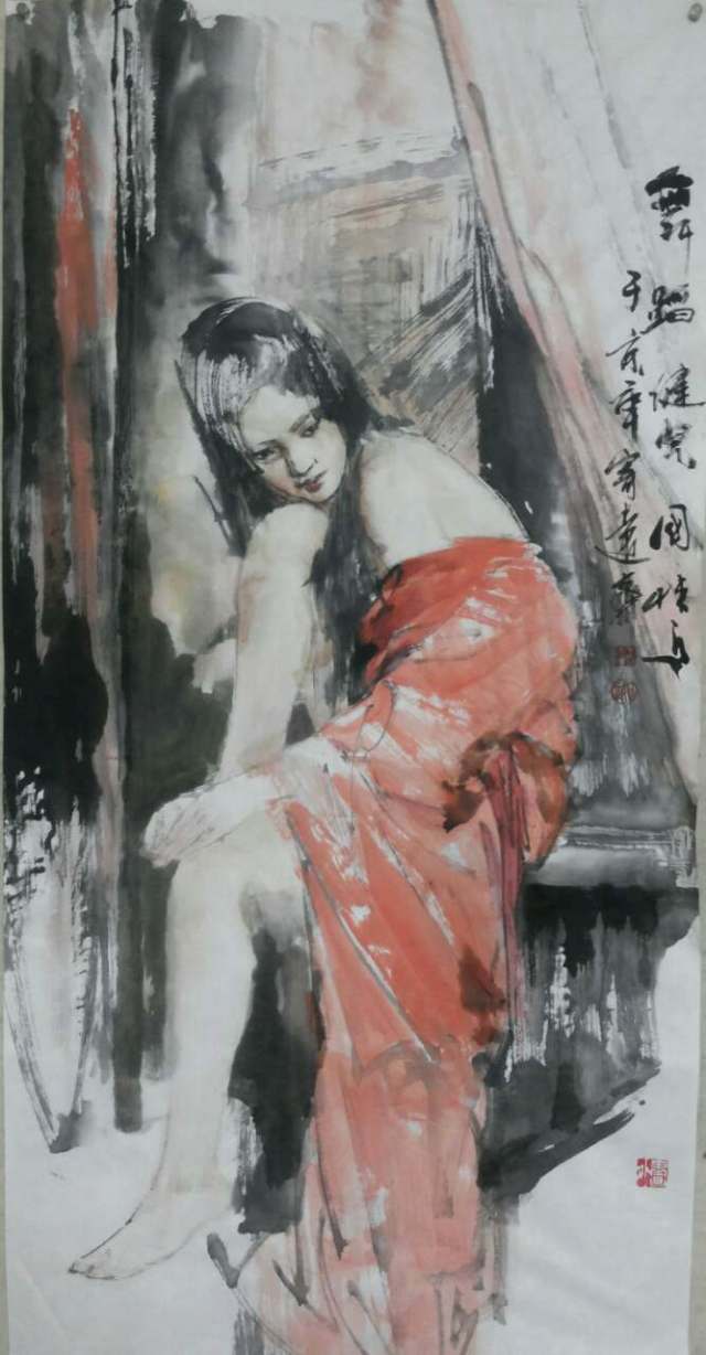 清逸出尘-著名画家王国栋作品欣赏