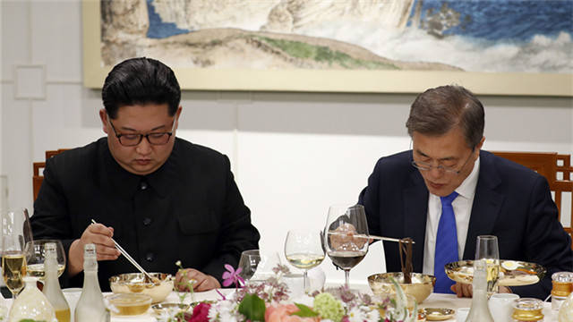 朝韩会晤带火平壤冷面 历届赴朝韩国领导人还