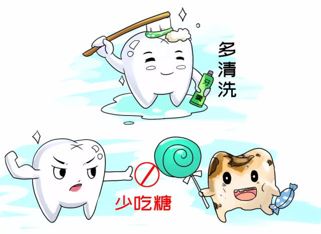 我们的口号是:没有蛀牙!
