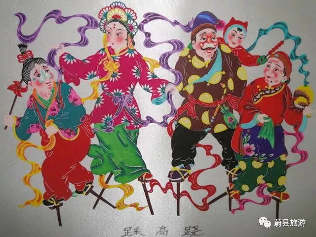 河北蔚县剪纸《北方年俗》图赏