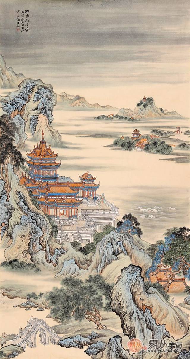 当代实力派画家王宁画笔下的界画山水画品赏