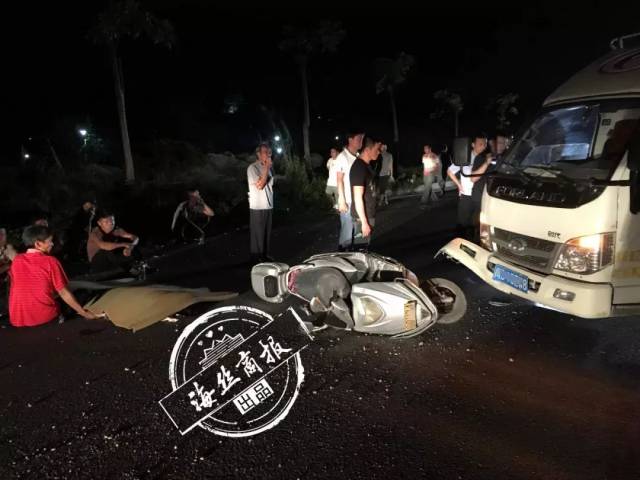 江滨南路南安段,货车与摩托相撞,摩托车司机当场死亡