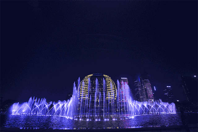 杭州最新灯光秀,音乐喷泉时间表出炉!中秋国庆走起!