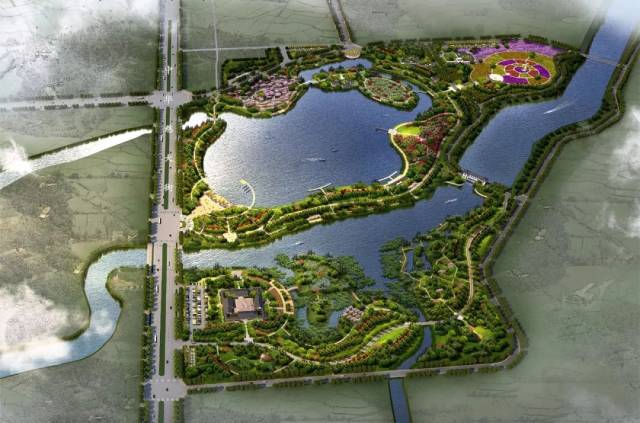 磁县康养小镇总投资100亿元,依托滏阳河河道和滏阳河生态湿地而建