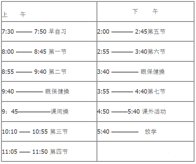 全国29所重点中学作息时间表曝光,附高效学习秘诀!