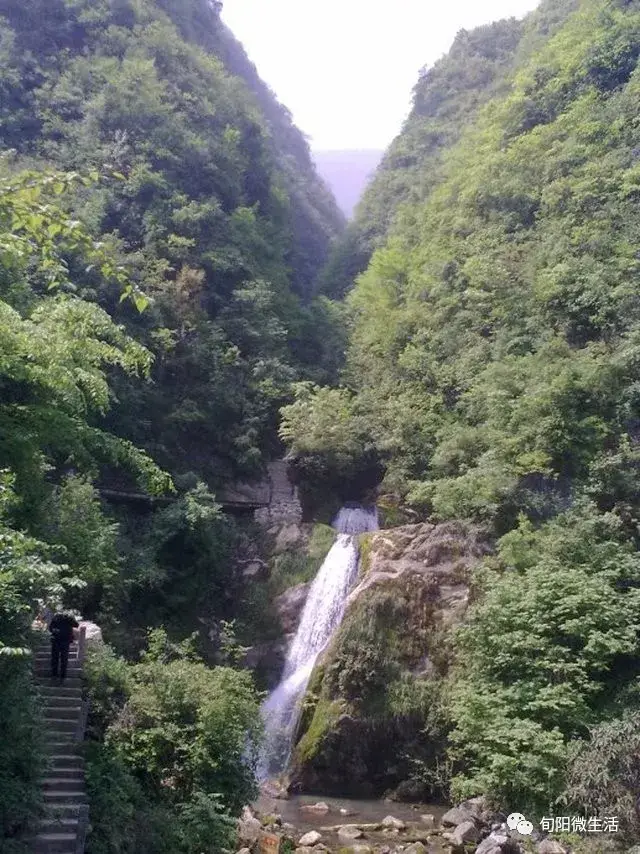 旬阳县公关自然风景区,公馆指汉张良旧居