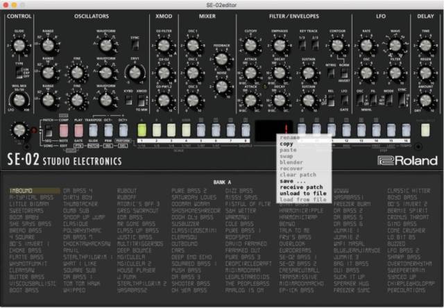 团购roland boutique四款复刻合成器:第四款se-02纯模拟声线