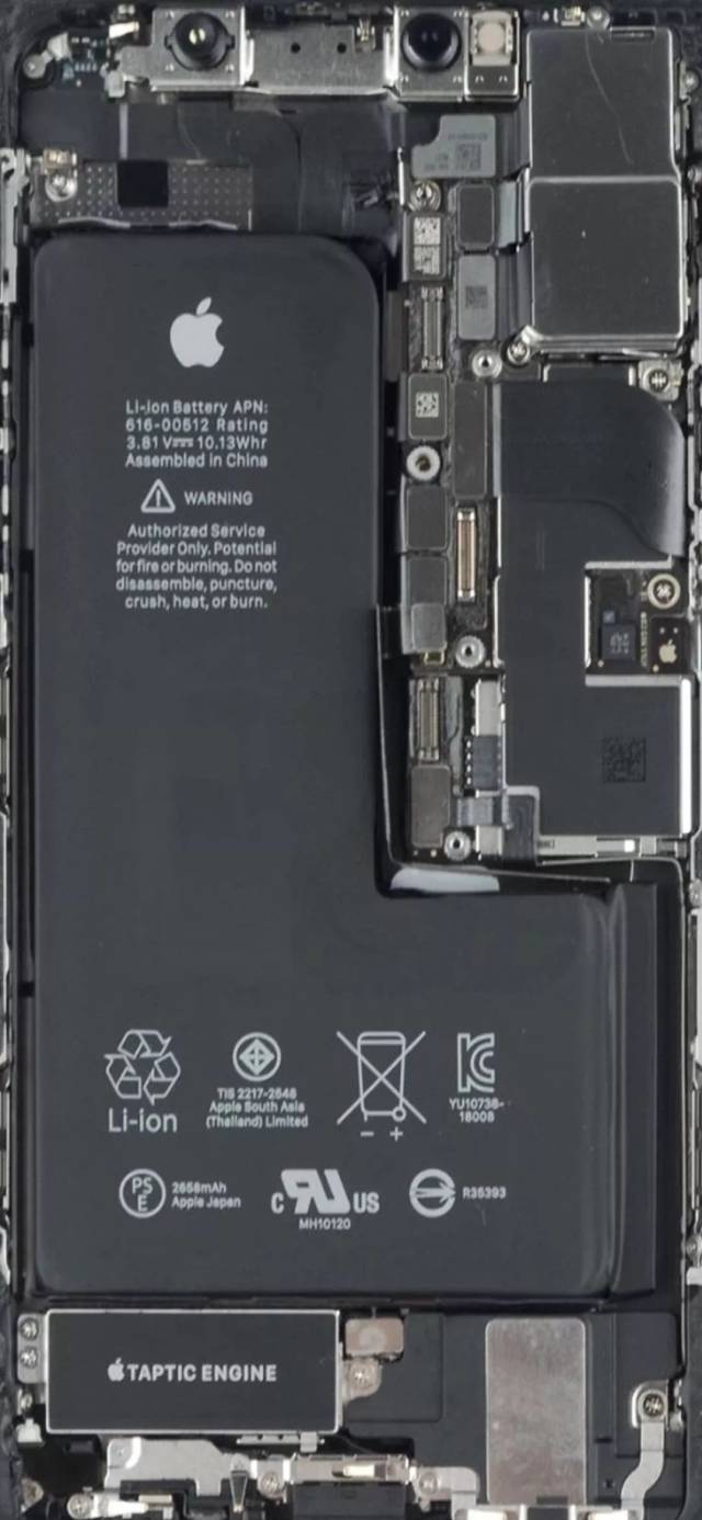 iphone xs 首发拆机,附送内部结构壁纸图