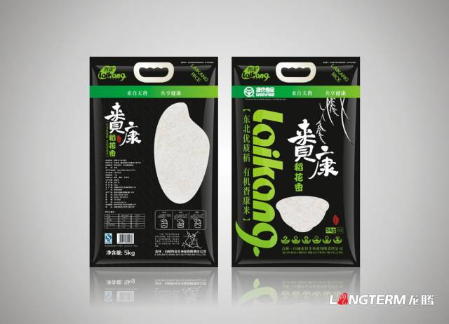 特色大米通过漂亮的包装设计定位成高端路线