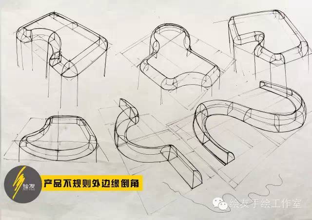 【手绘视频教程】产品手绘之透视基础知识合集——绘友原创