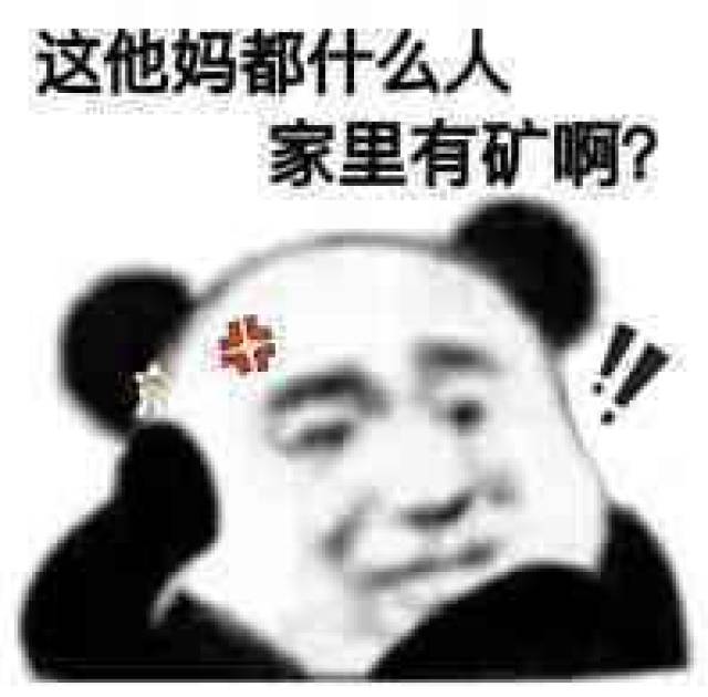 今日热门表情包这都什么人家里有矿啊