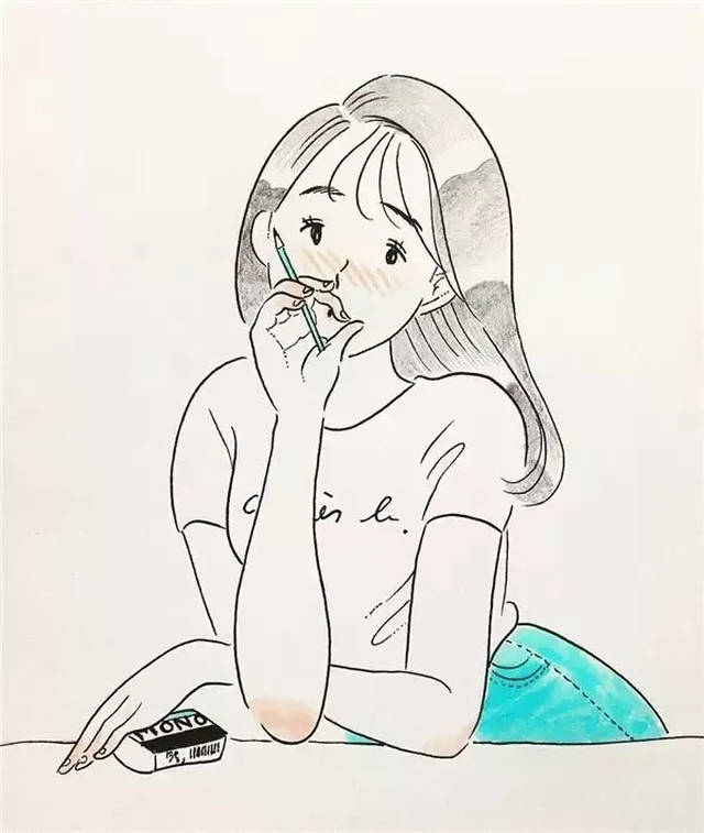 唯美又脸红心跳的情色小插画,看的我好想谈恋爱.