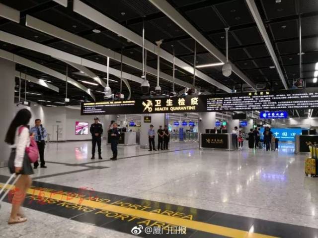厦门到香港高铁上午首发.