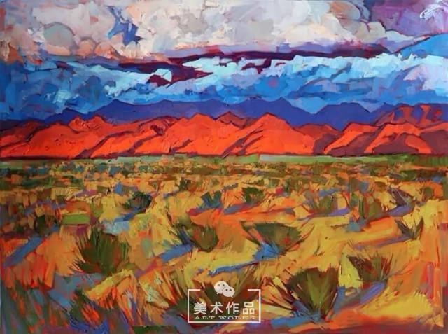 冷暖对比强烈_画色彩就要这么大胆——erin hanson