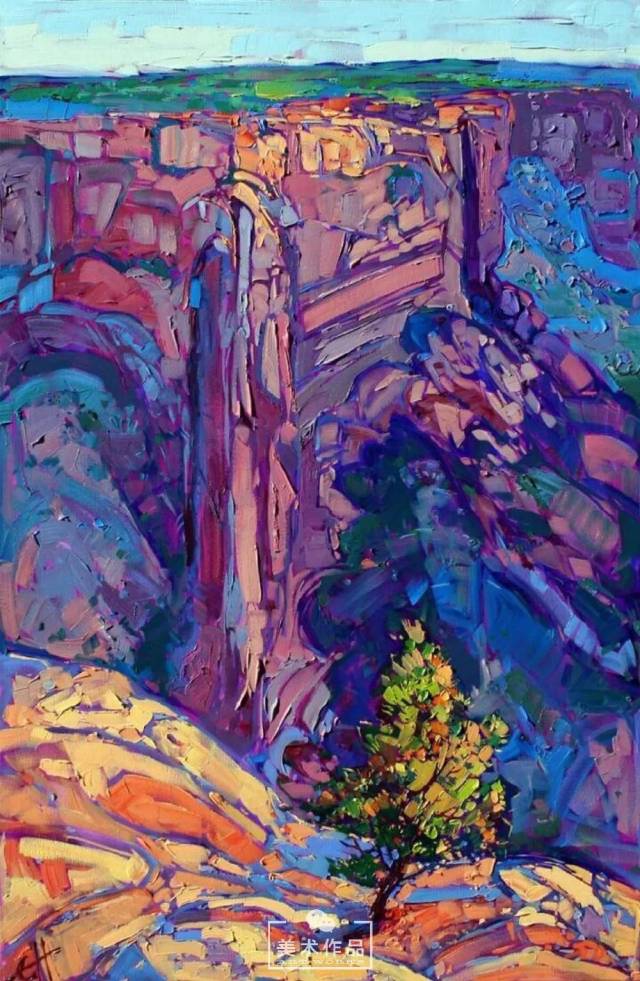 冷暖对比强烈_画色彩就要这么大胆——erin hanson