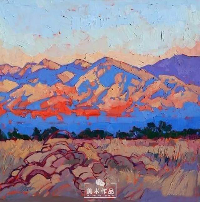 冷暖对比强烈_画色彩就要这么大胆——erin hanson