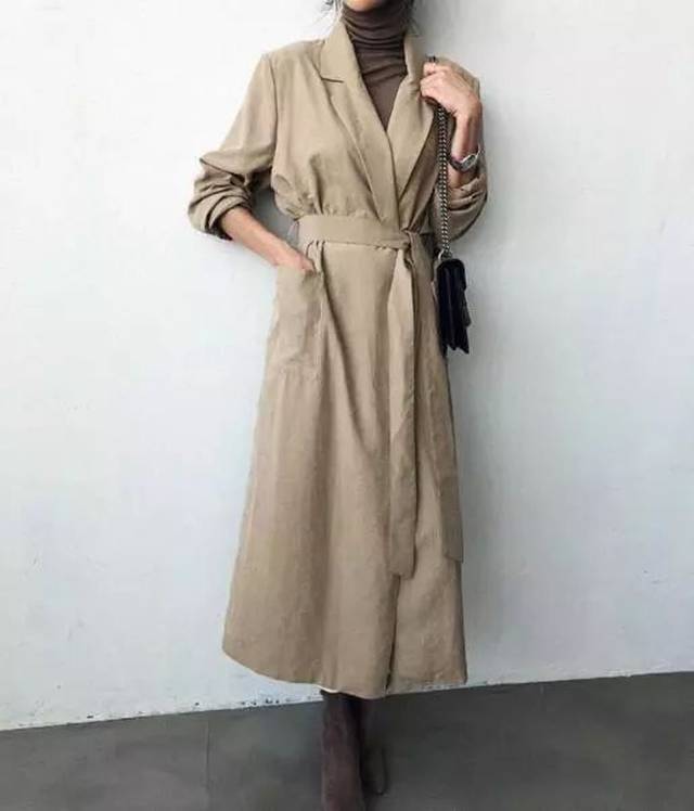 这件风衣竟然能不限身高和身材随便穿?