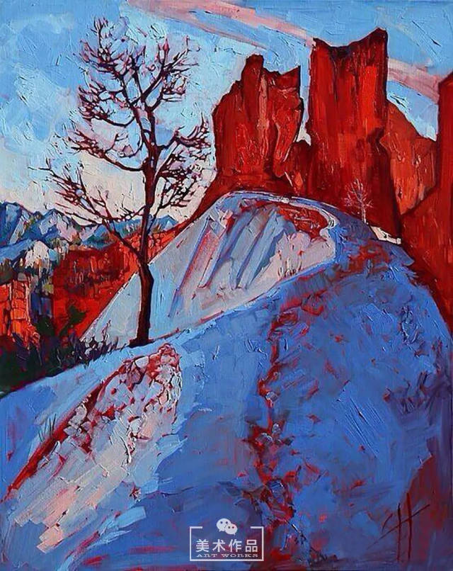 冷暖对比强烈_画色彩就要这么大胆——erin hanson