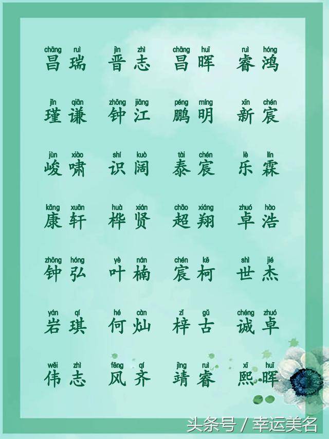 父母能够根据诗意字词给女孩起名,这样也有利于培养她们的气质内涵