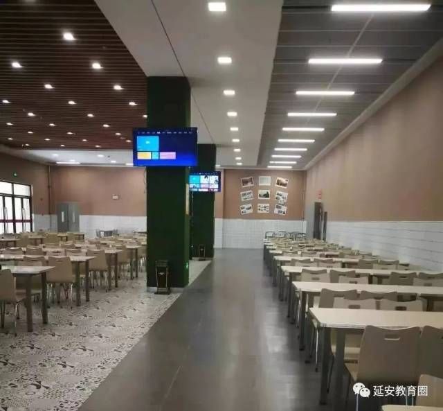 图自·延安大学圣地红网 文苑餐厅开始业了.